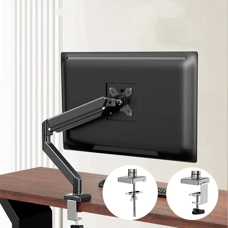 2026Series for single monitor up to 32 inches and 19,8 pounds per screen Computer desk support Adjustable TV bracket support Monitor support