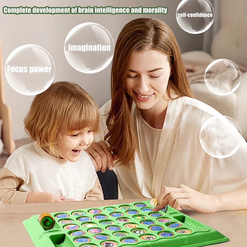 1 Set Pensiero Logico Apprendimento Cognitivo Animale Memoria Corrispondenza Scacchi Giocattolo Per Bambini Animale Flip Scacchi Strategia Classica Gioco Da Tavolo