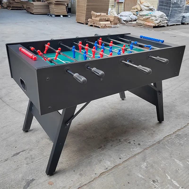 Tavolo da biliardino con gamba pieghevole Tavolo da gioco da calcio per interni Mobili da intrattenimento portatili per il ricreazione familiare