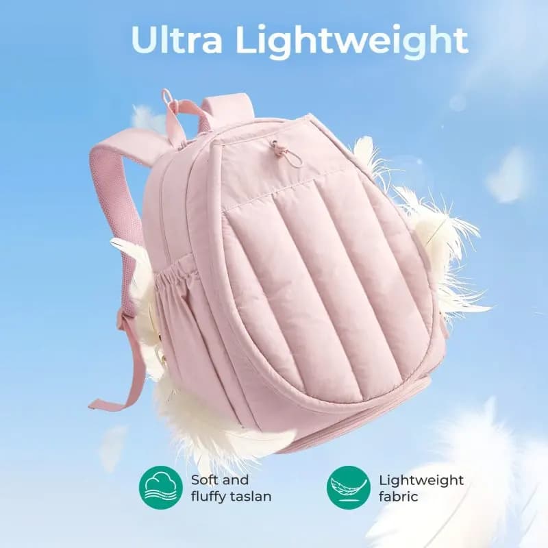 Zaino per Racchette da Tennis e Badminton con Scomparto per Scarpe, Contiene 2 Racchette, Borsa per Allenamento Sportivo e Fitness, Zaino per Pickleball