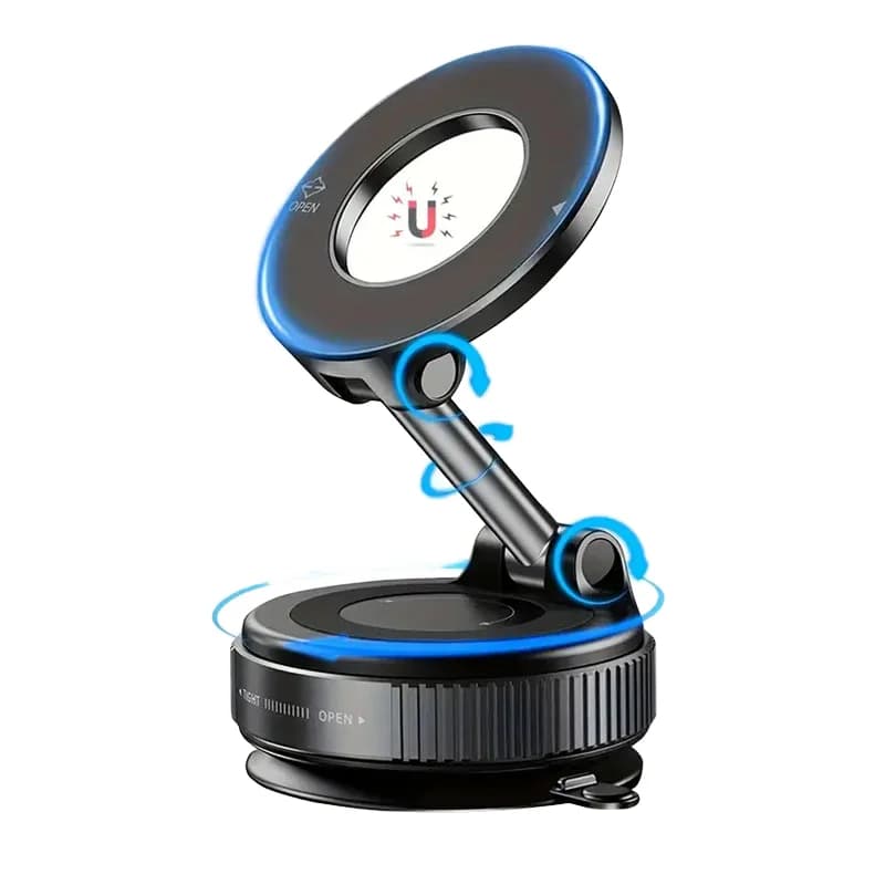 Support for mobile phone with strong magnet with navigation bracket for suction car Efficient phone support for vacuum absorption