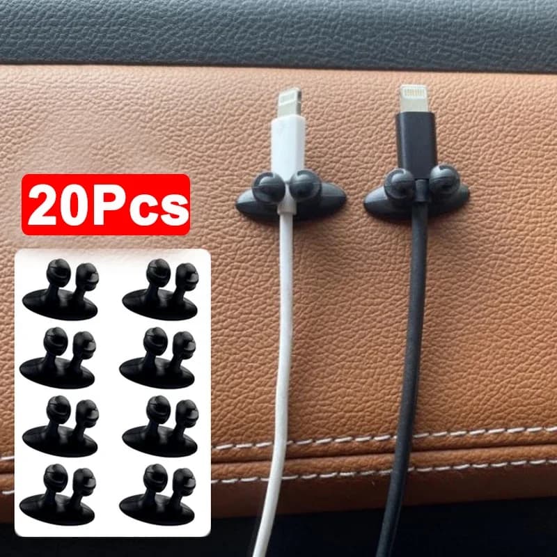 Cruscotto per Auto caricatore per telefono cavo Manager gancio per interni Auto linea per cuffie organizzatore chiusura morsetto supporto per strumenti accessori