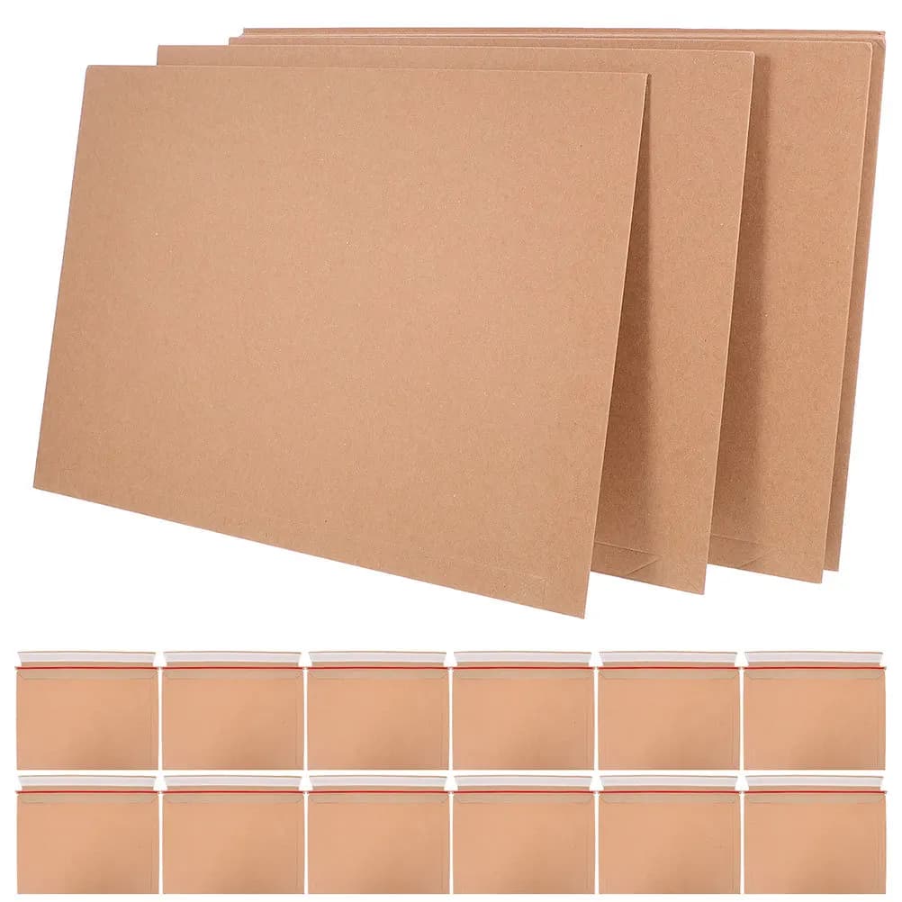 25Pcs Photo Document Mailers Rigid Cardboard Envelopes Self Sealing Stay Flat for Invitations Calendars Books Mailing Envelope