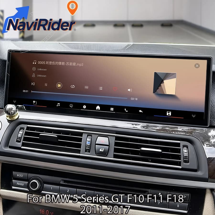 14.9" Head Unit For BMW 5 Series GT F10 F11 F18 2011-2017 CIC NBT Stereo CarPlay Car GPS Android 15 Multimedia Player Navigation