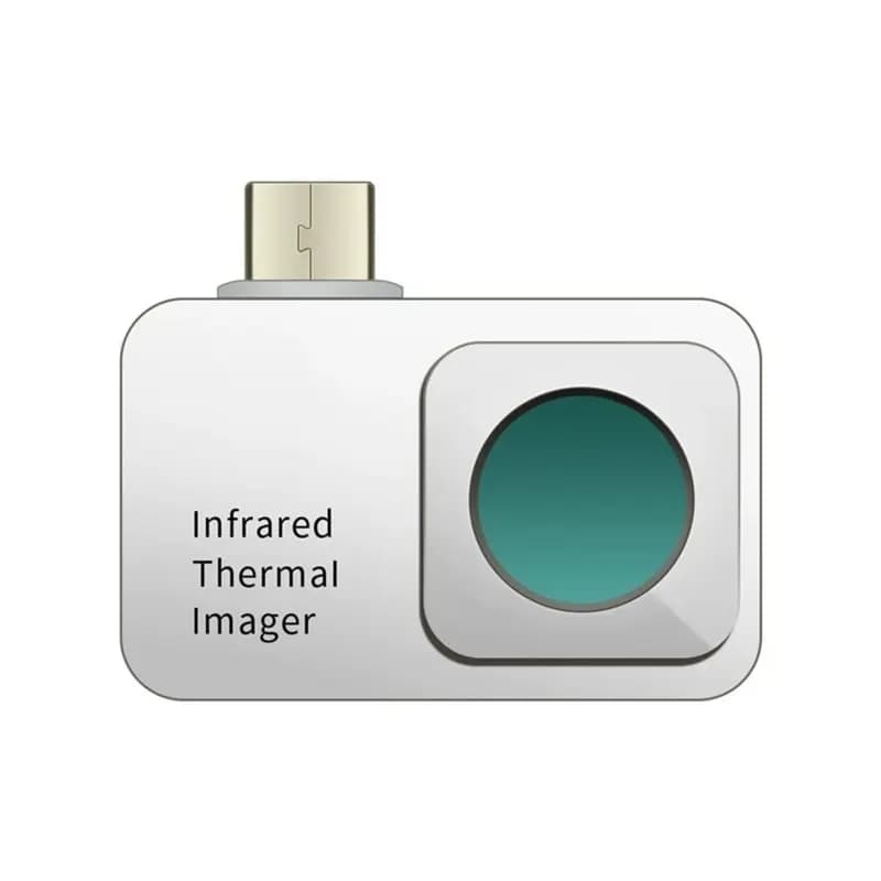 ABKP-Thermal Imaging Camera For Android Smartphones, Smart 256X192 IR Resolution With-15℃ To 600℃ Wide Temp Temperature Range