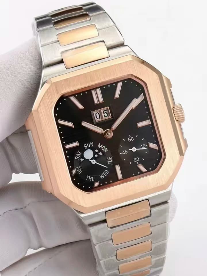2026Luxury Brand Men Watch Automatic Mechanical Multi-functional Watches Stainless Steel Sapphire Leather Watch for Men AAAAA