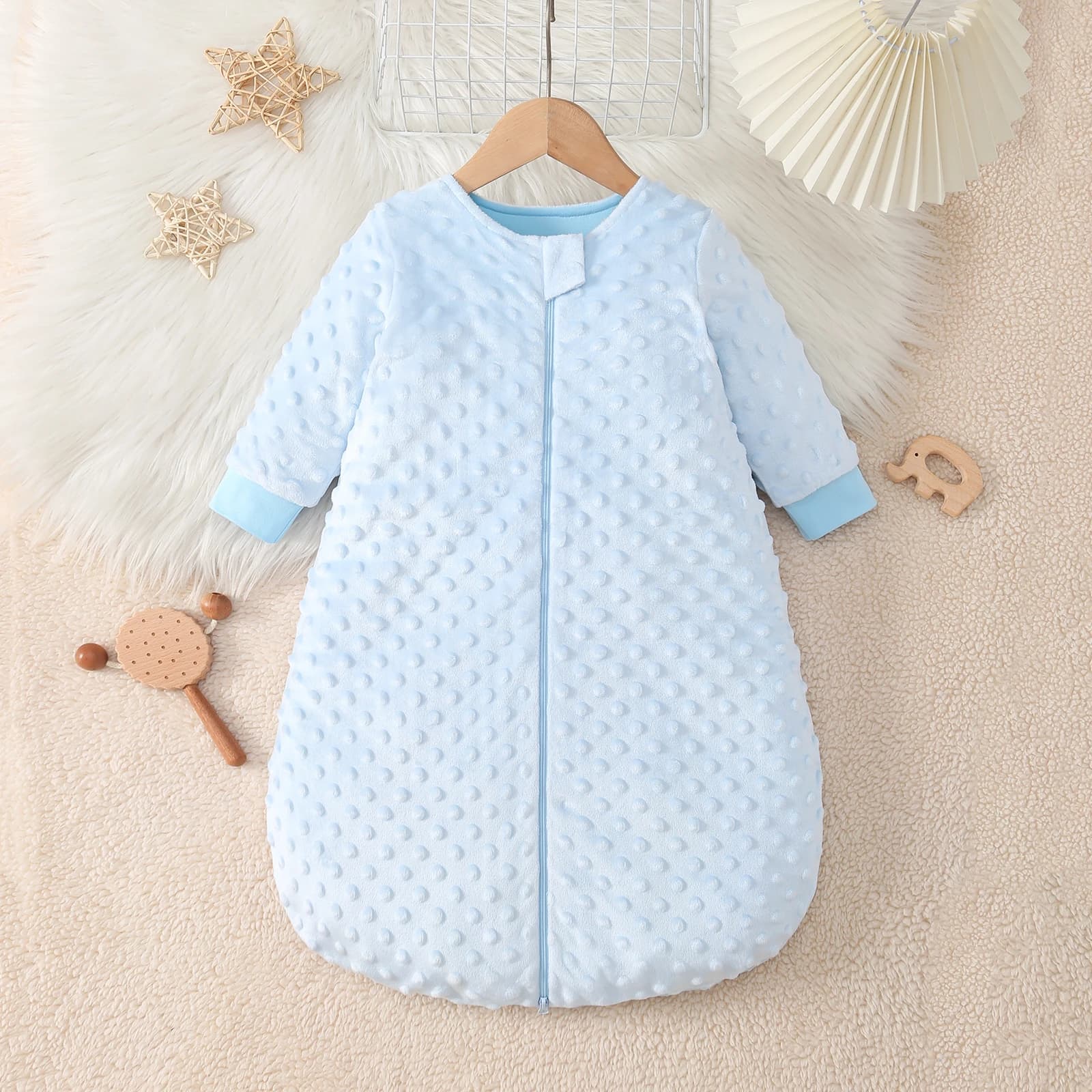 Baby's sleeping bag, long sleeve scarf for newborns, duvet, soft and comfortable fabric for infant wrapping