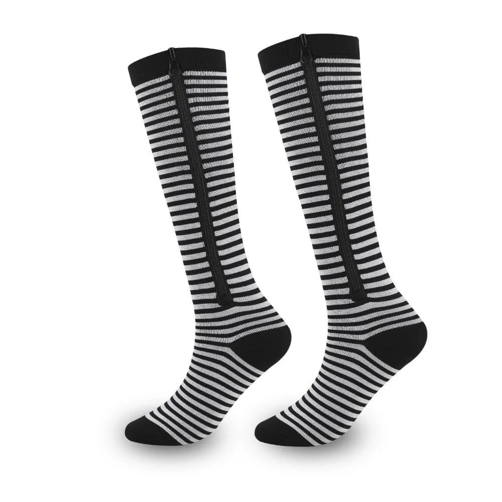 Easy Compression Socks in Rows, Soft and Breathable with Hinge, Comfortable Skills for Cycling and Leisure Sports