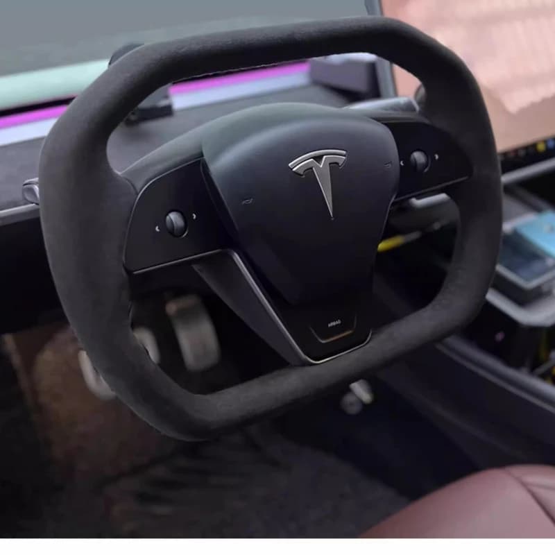 Hand sewn non-slip suede car cover for Tesla Cybertruck