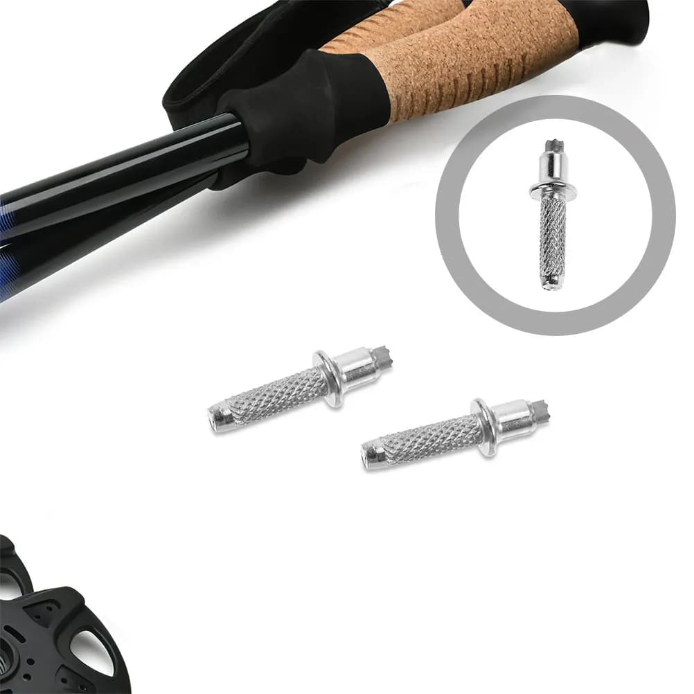 10 Pcs Hiking Trekking Poles Tip Attachments for Walking Canes Accessories Tips Feet Stick Replacement