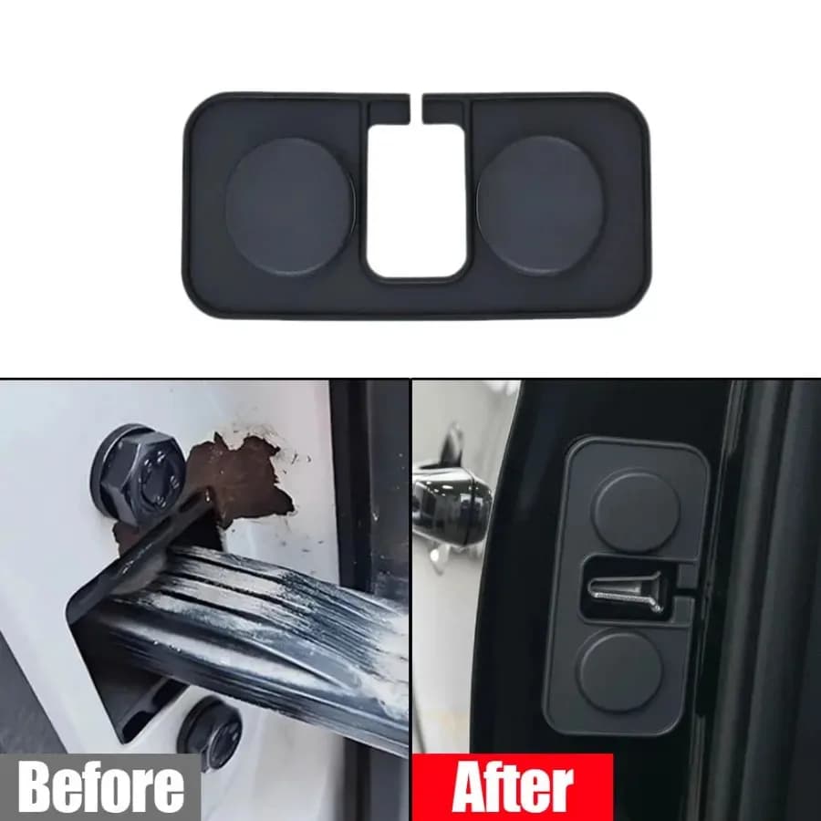 4 pezzi di protezione per serratura stabilizzatrice per portiera per auto, custodia per tappo ammortizzante, protezione per braccio limitatore per portiera per auto, protezioni in silicone