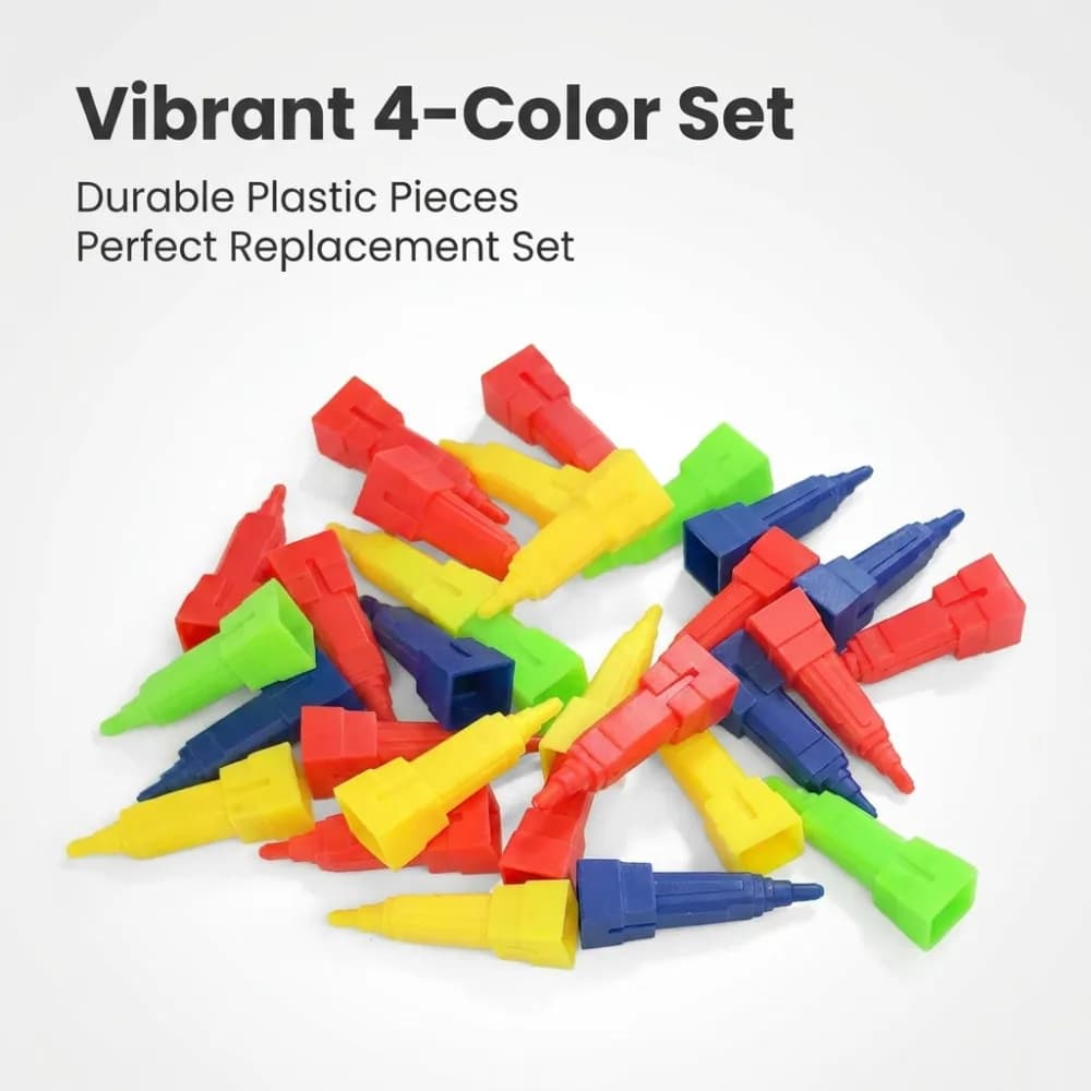 50 Pcs/lot Plastic 4 Colors Pawns Building Chess Pieces Board Card Games Accessories For Business Strategy Game