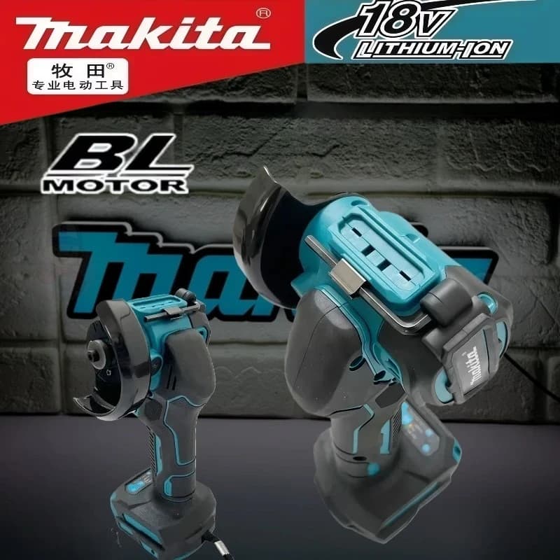 Mini smerigliatrice angolare Makita da 3 pollici, utensile elettrico per taglio circolare, sega elettrica senza fili, utensile elettrico per batteria da 18 V