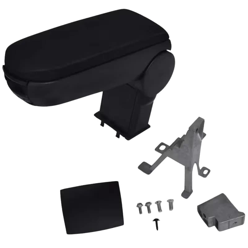 For VW New Polo 2011-2019 Mk5 6R 6C Center Console Armrest Car Arm Rest Storage Box Organizer Leather Fabric