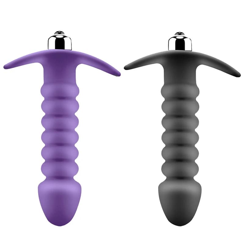 1 pz. Vibratore Anale a Perline, Plug Anale, Giocattolo Anale, Dildo Strapon, Massaggiatore Prostatico Maschile, Giocattoli Sessuali Anali in Silicone per Uomini Gay/Coppie