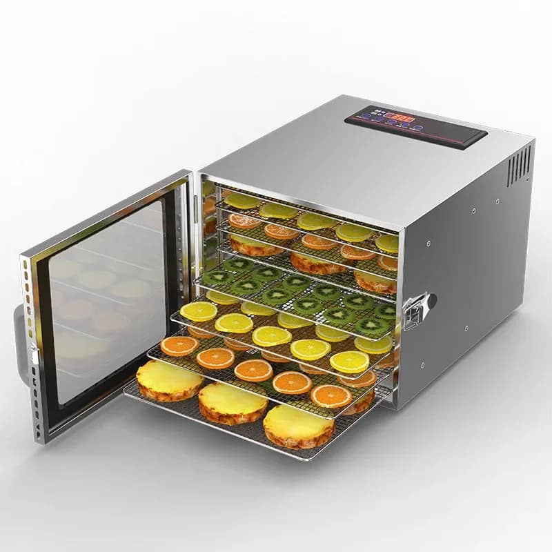 Disidratatore alimentare portatile da 8 litri per uso domestico e commerciale, essiccatore d'aria, macchina per alimenti, frutta secca, verdura, carne, snack per animali domestici