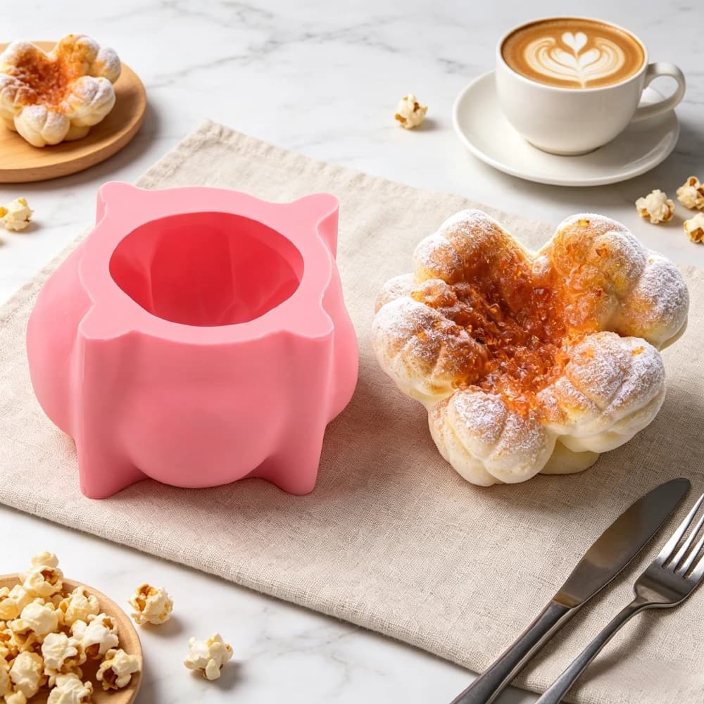 Single Popcorn Silicone Mold Chocolate Dessert Pudding Baking Mold Creative Handmade Candle & Squishy Toy Mold
