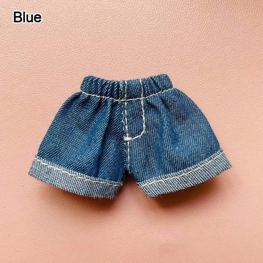 Fashion For 1/11OB11 Dolls For 1/12 BJD Dolls Clothes Handmade Shorts Dolls Wear Shorts Jeans Shorts