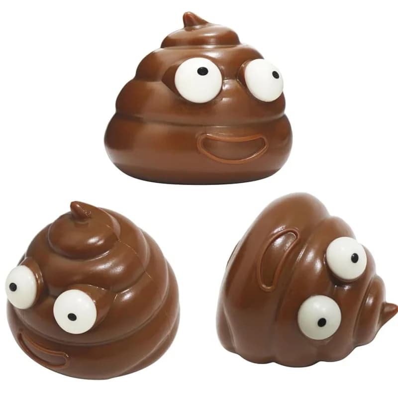 Carino Fidget Spremere Cacca Giocattolo Palline Antistress Sollievo dallo stress Sensoriale Divertente Forma di cacca Bambini Adulti Agitarsi Scherzo Scherzo Giocattolo Bomboniere