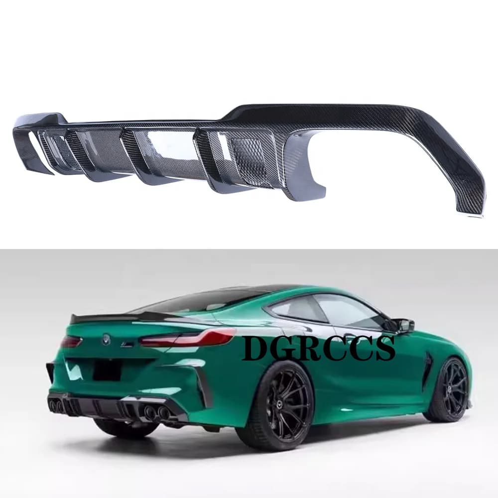 Adatto per BMW Serie 8 M8 G15 Kit di aggiornamento retrofit diffusore paraurti posteriore in fibra di carbonio