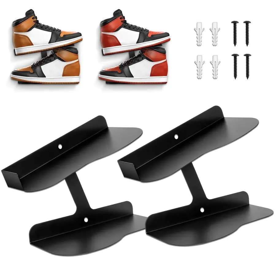 Espositori Galleggianti per Scarpe, Mensole a Parete Levitanti Robuste Tipo H, Supporti per Sneaker per Collezionisti di Scarpe e Esposizioni Pubblicitarie