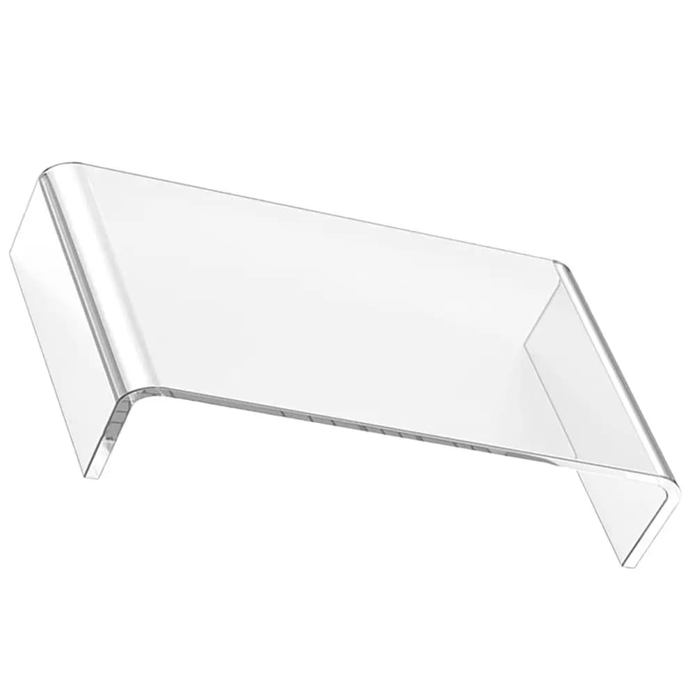 Support for Transparent Acrylic Monitor, Desktop Computer Rise with Smooth Edges and Design Anti-Flower, Office Computer Support