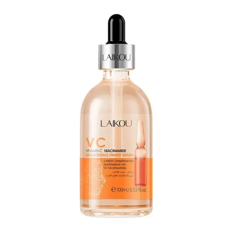 Essence Viso for Skin Care 100ml LAIKOU Siero Hydrating Face with Vitamin C, Hyaluronic Acid, Collagen, Sakura and Blueberry