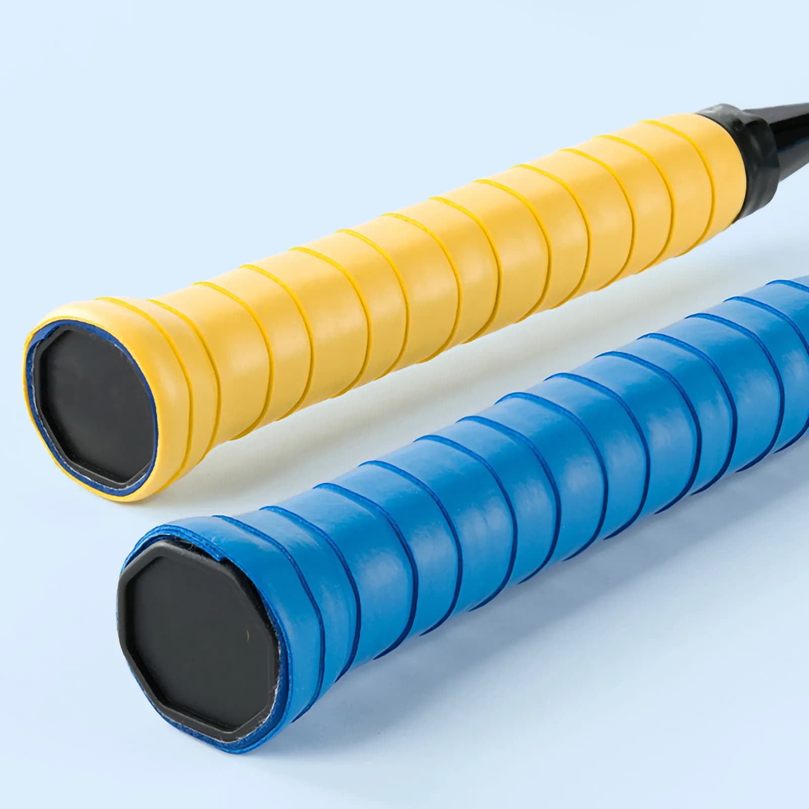 10Pcs Perfect Craftsmanship PU Racket Anti-Slip Band Sweat-Absorbent Non-Slip Grip Tape for Tennis Badminton Fishing Rod Use