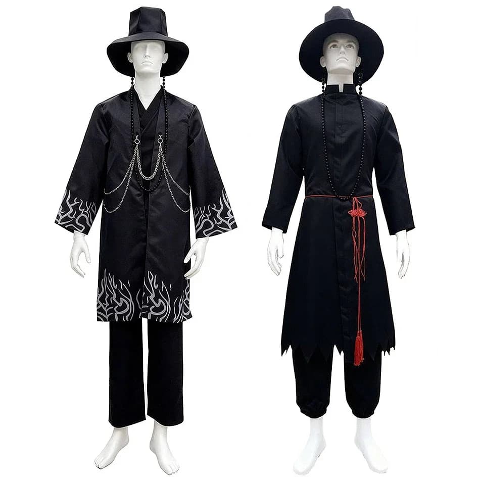 KPop Jinu Demone Saja Cosplay Hunters Adult Dresses Boy Boy Cartoon Role Play Costume for Theatre Shows Kids Carnival Clothing