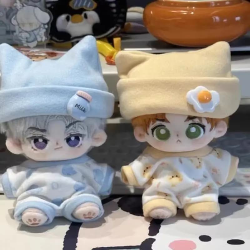 10cm Cotton Doll Sleepiness Mengmeng 10cm Climbing Clothes No Attribute Cotton Doll Baby Clothes Suit General Kawaii Dressing