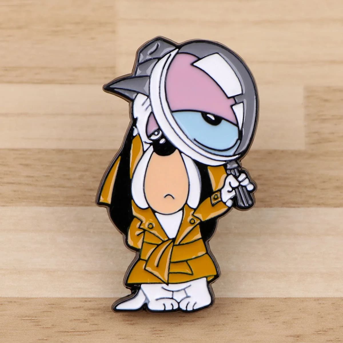 Divertente cane smalto spilla cartone animato spille distintivo sullo zaino accessori cosplay gioielli anime regali per gli amici