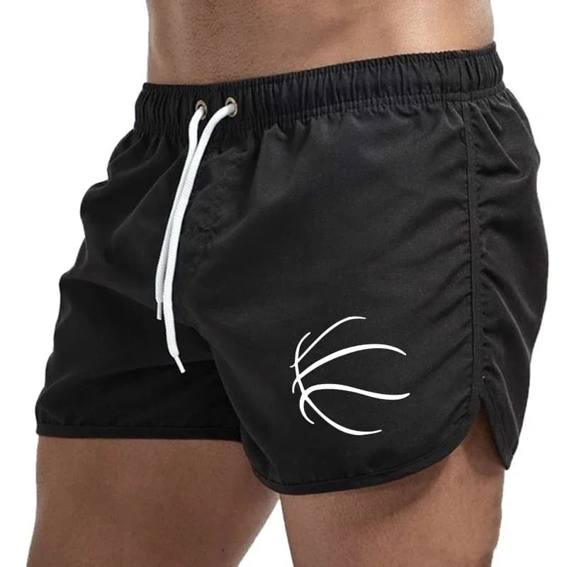Men's Fashion Printed Surf Shorts Summer Beach Fashion Casual Sport Shorts Gym Fitness Racing Shorts Basketball Shorts