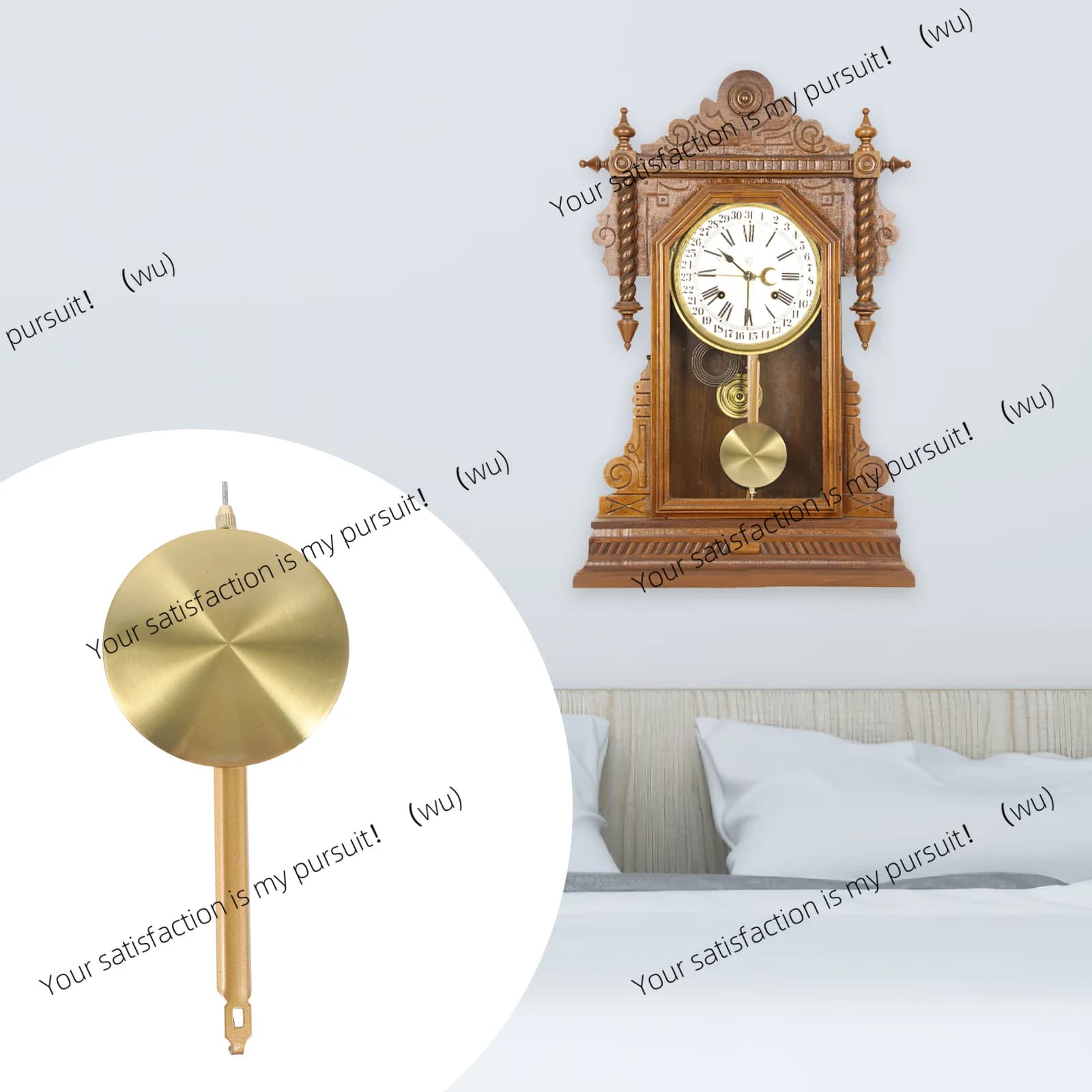 20cm metal pendulum for wall clock DIY pendulum replacement parts