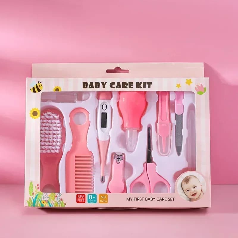 10 Pz/set Kit for Children's Healthcare Hair Healthcare Thermometer Brush for Toelettatura Clipper Massagengive Toothbrush Essential elements for Children