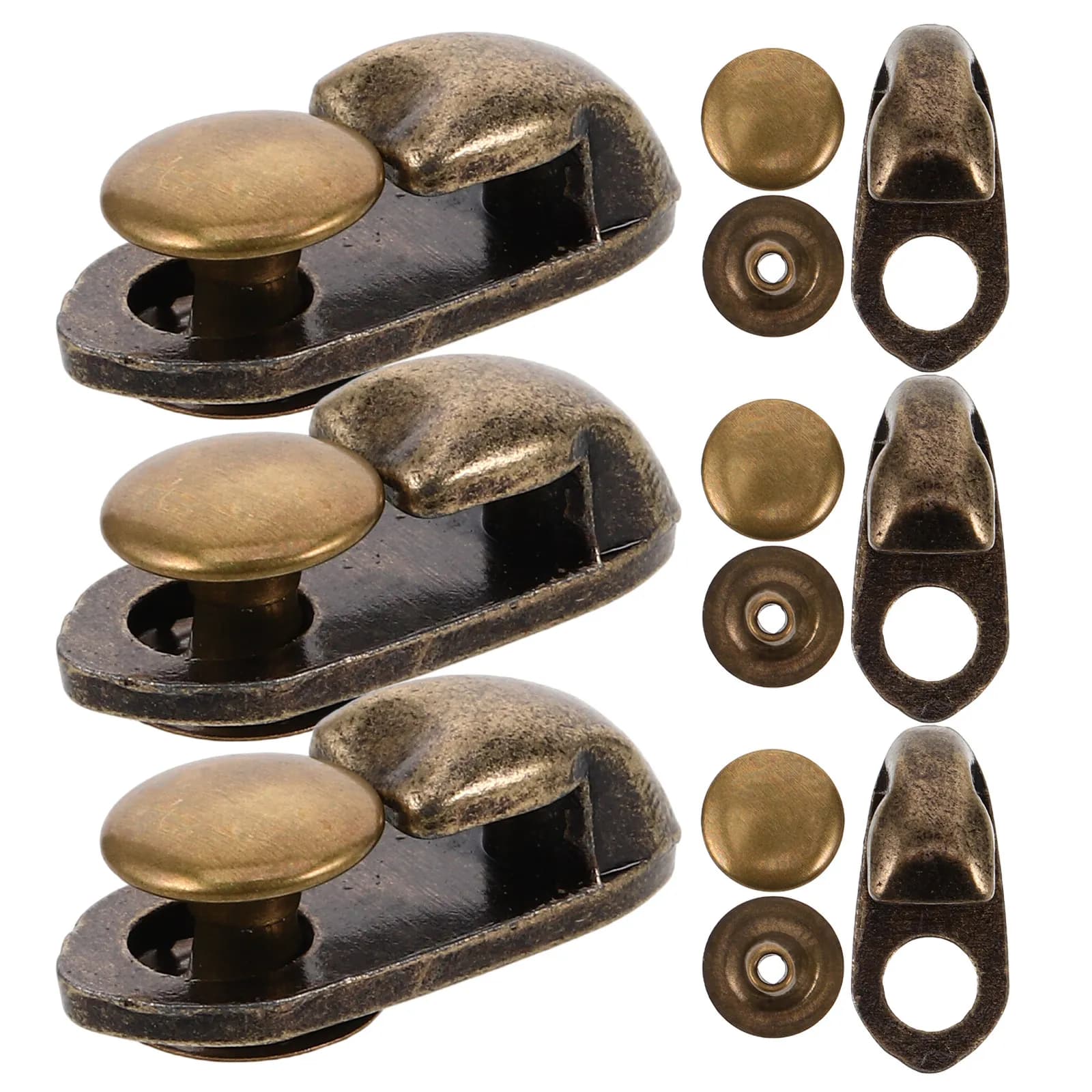20 Set Ganci per Lacci di Scarponi da Arrampicata, Fibbie a Foro Singolo in Lega, Kit di Riparazione per Scarpe da Escursionismo, Accessori per Stivali