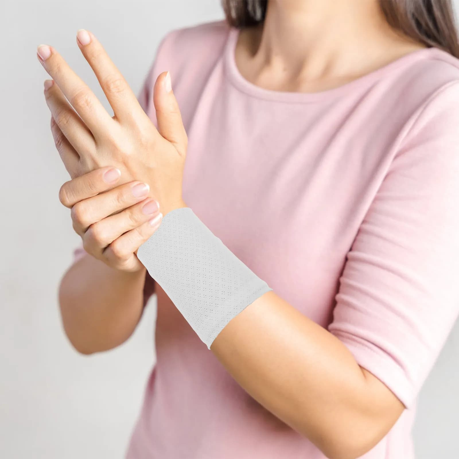 1 Paio di Protezioni per Polsi in Seta Ghiacciata, Traspiranti ed Elastiche, Comode Maniche Protettive Rinfrescanti Estive per Uomo