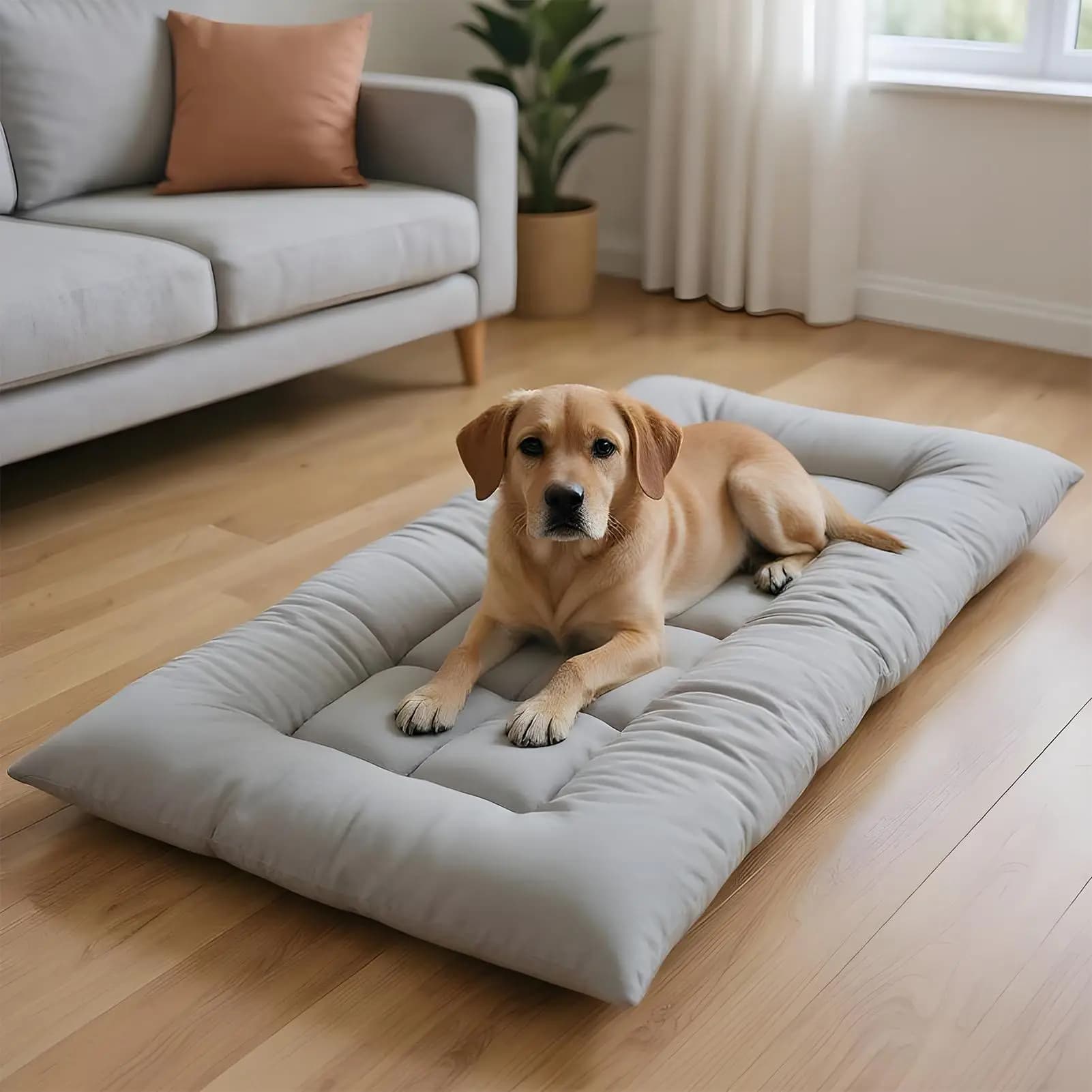 Large Dog Cooling Mat Breathable Cool Down Bed Anti-Slip Pet Sleeping Cushion Soft Summer Winter Travel Recovery Pad