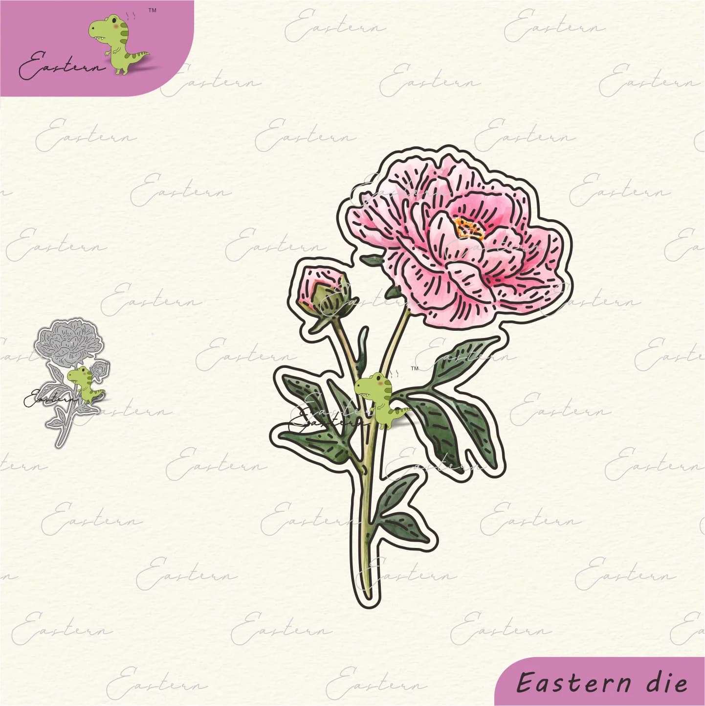 Small Peony Die Set new metal cutting dies DIY molds Scrapbooking Paper Making die cut crafts two red robins dies