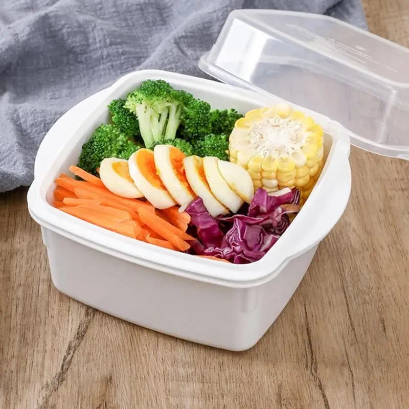 Piroscafo per microonde Piroscafo per verdure Ciotole per microonde Pentole per microonde Contenitore per alimenti versatile per verdure Preparazione di pesci Pasto