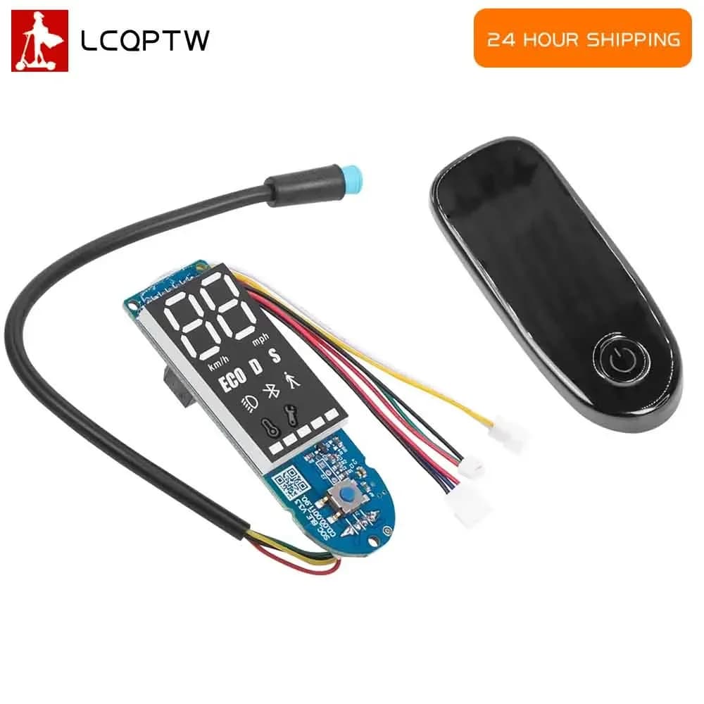 Circuito di visualizzazione del cruscotto con copertura per Ninebot F20 F25 F40 F30 Scooter elettrico Cruscotto Pannello di copertura Display Parte