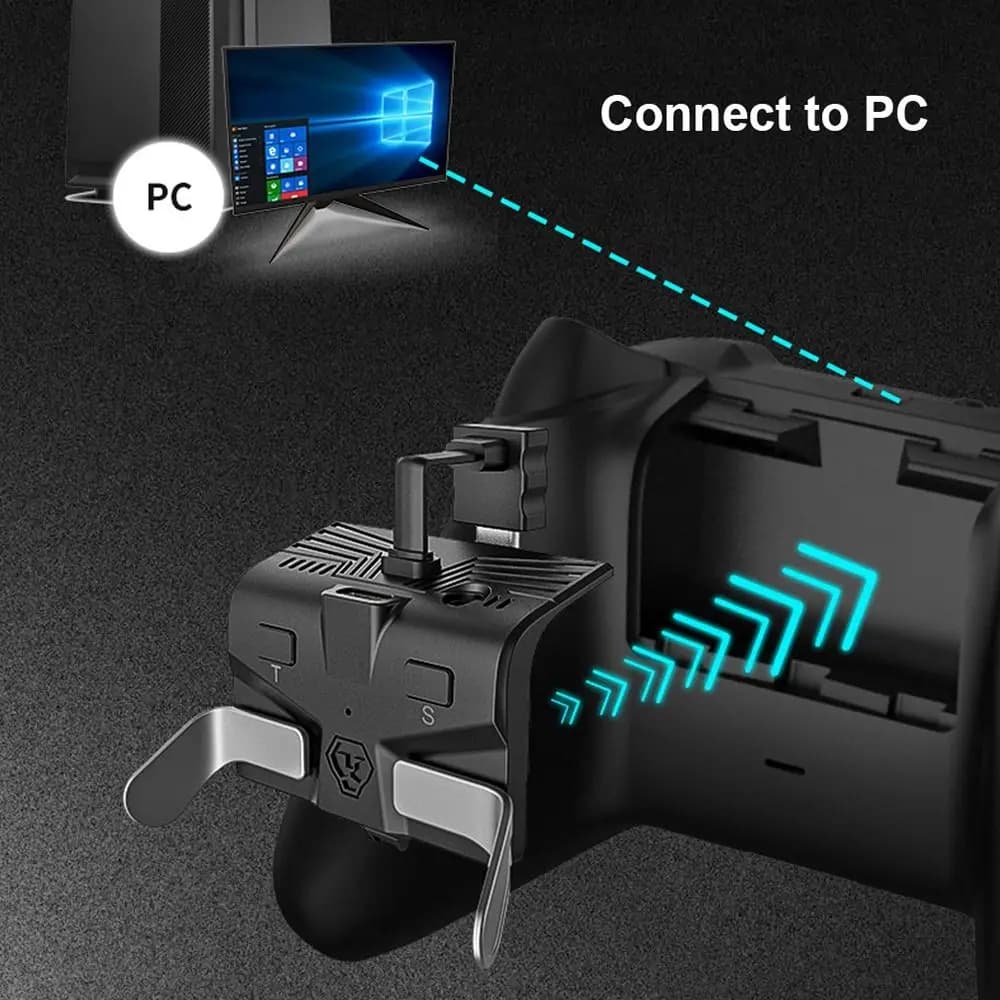 Pulsanti posteriori da gioco Pulsanti estesi Adattatore per controller di gioco Strike Pack Controller Paddles Estensione per gamepad per Xbox