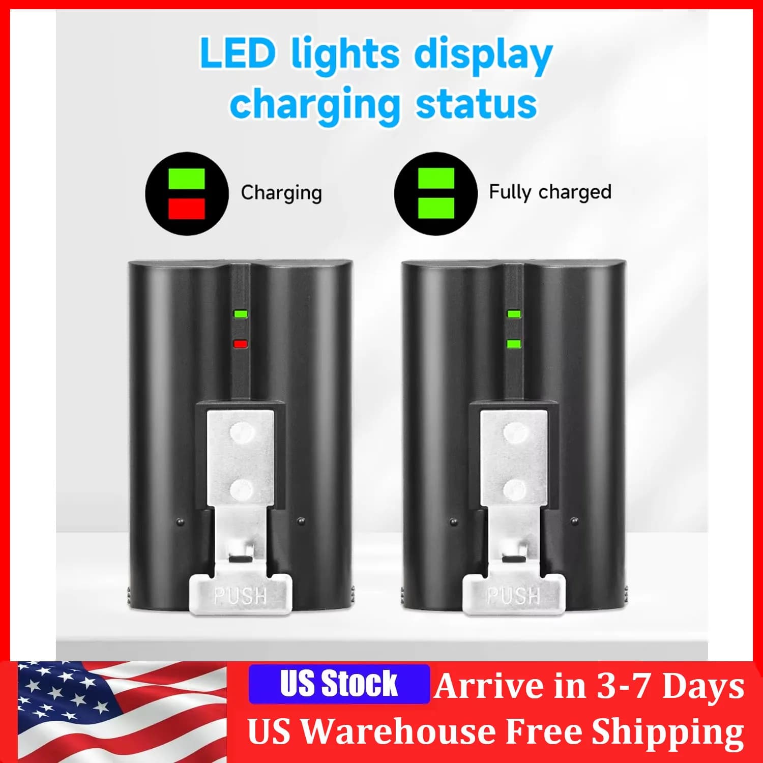 Batteria Ricaricabile 3.65V 6040mAh per Ring Doorbell Camera 2/3 V4 Plus, Batteria agli Ioni di Litio per Videocitofono Solare Ring Floodlight