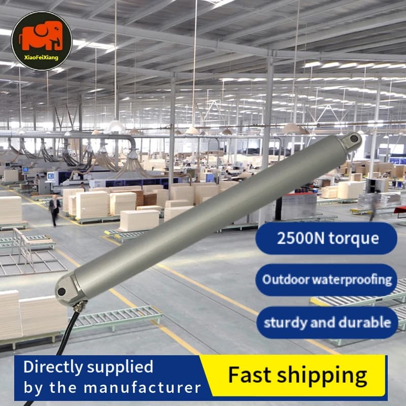 Xiaofeixiang 12V 24VDC 50-1000mm corsa alta spinta colonna di sollevamento 2500N 250KG carico attuatore lineare elettrico binario di guida del motore DC