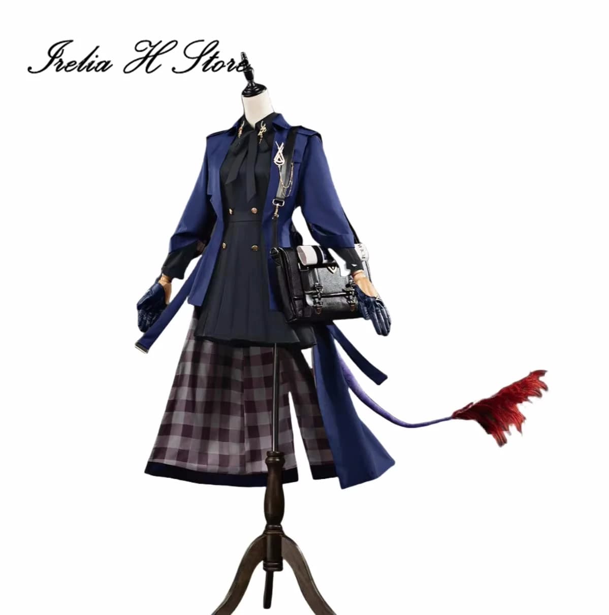 Irelia H Arknights Chen Cosplay Costume Game Chen JR Uniform Dress for women Halloween Costumes