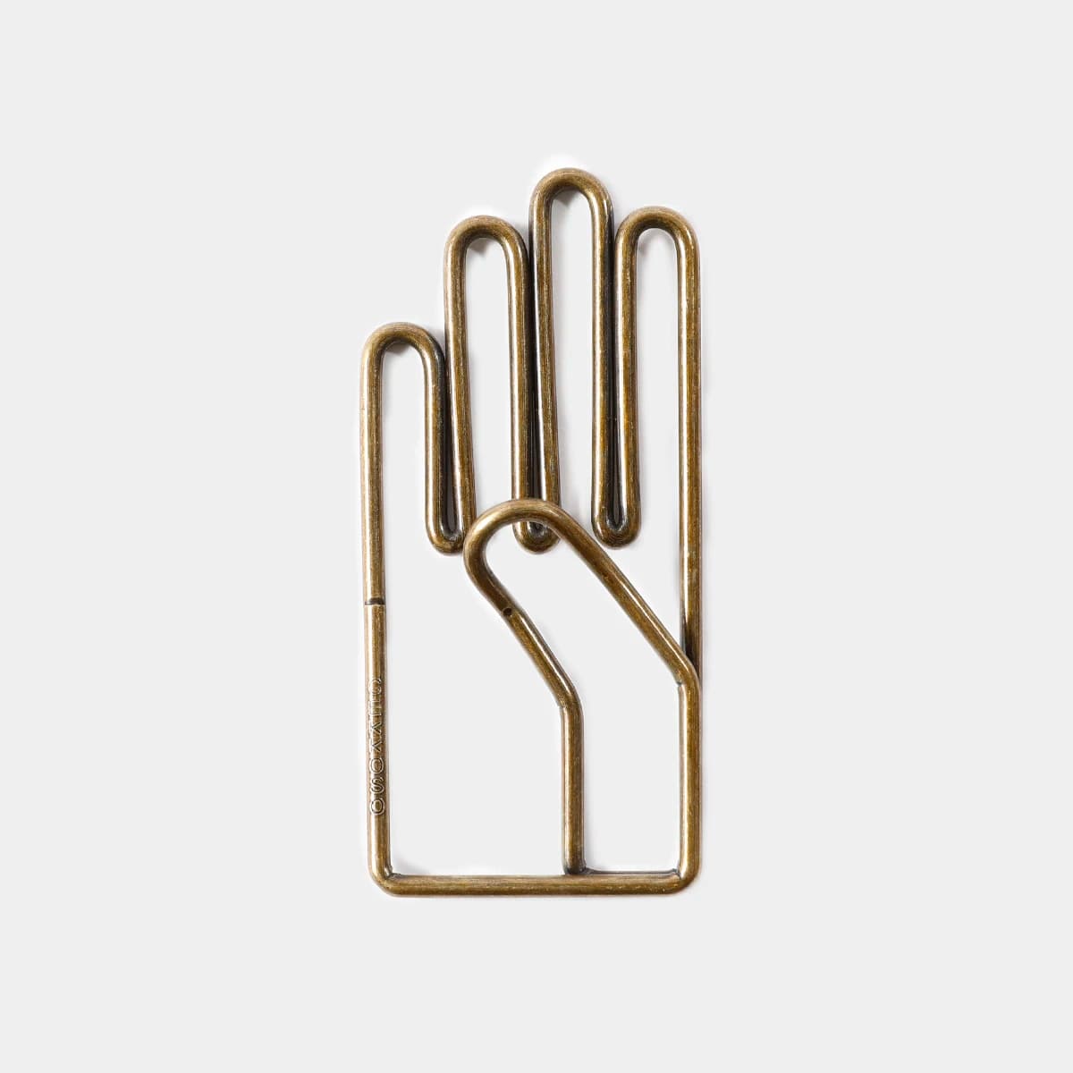 Segnalibro a mano in bronzo vintage, clip per pagina a forma di cactus e dito, graffetta in metallo retrò per taccuino di giornale, decorazione da scrivania unica Gi