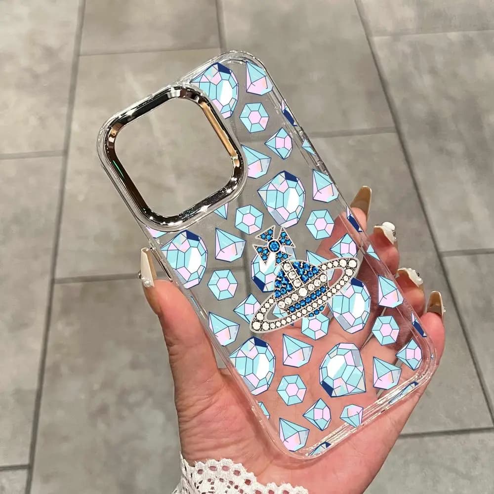 V-Vivienne-w-Westwod Phone Case Phone Case For iPhone 17 Air 16 15 14 Plus 13 12 11 Pro Max 16e Shockproof HD Clear Back Cover