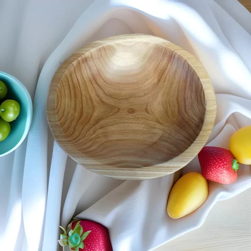 Piatto di frutta Insalatiera Legno secco Caramelle Snack Noci Ciotole di legno Conservazione Decorazioni per il desktop Supporti Ciotola Stoviglie da cucina