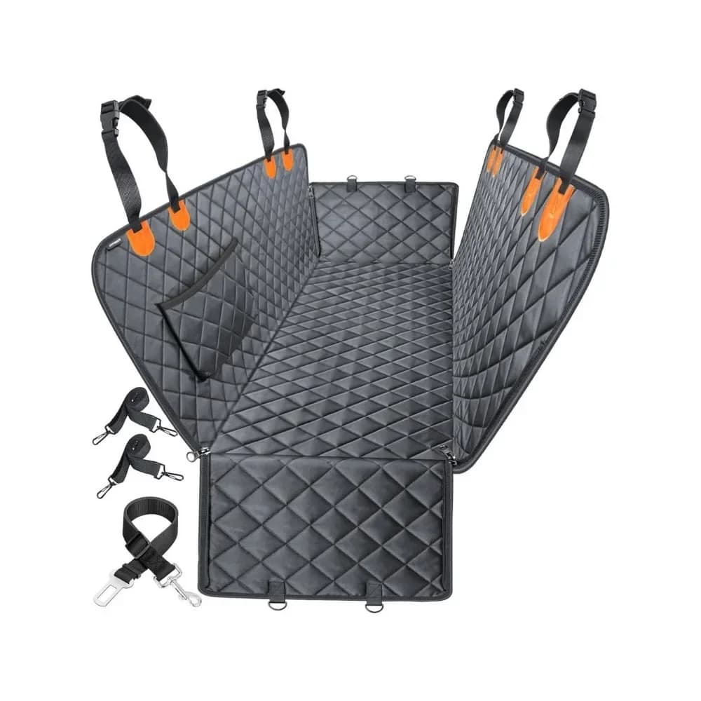 Dirtyproof Waterproof Car Seat Cover for Pet Rear Seat Dog Car Bearings for Pets Non-slip and Durable Wholesale for Travel