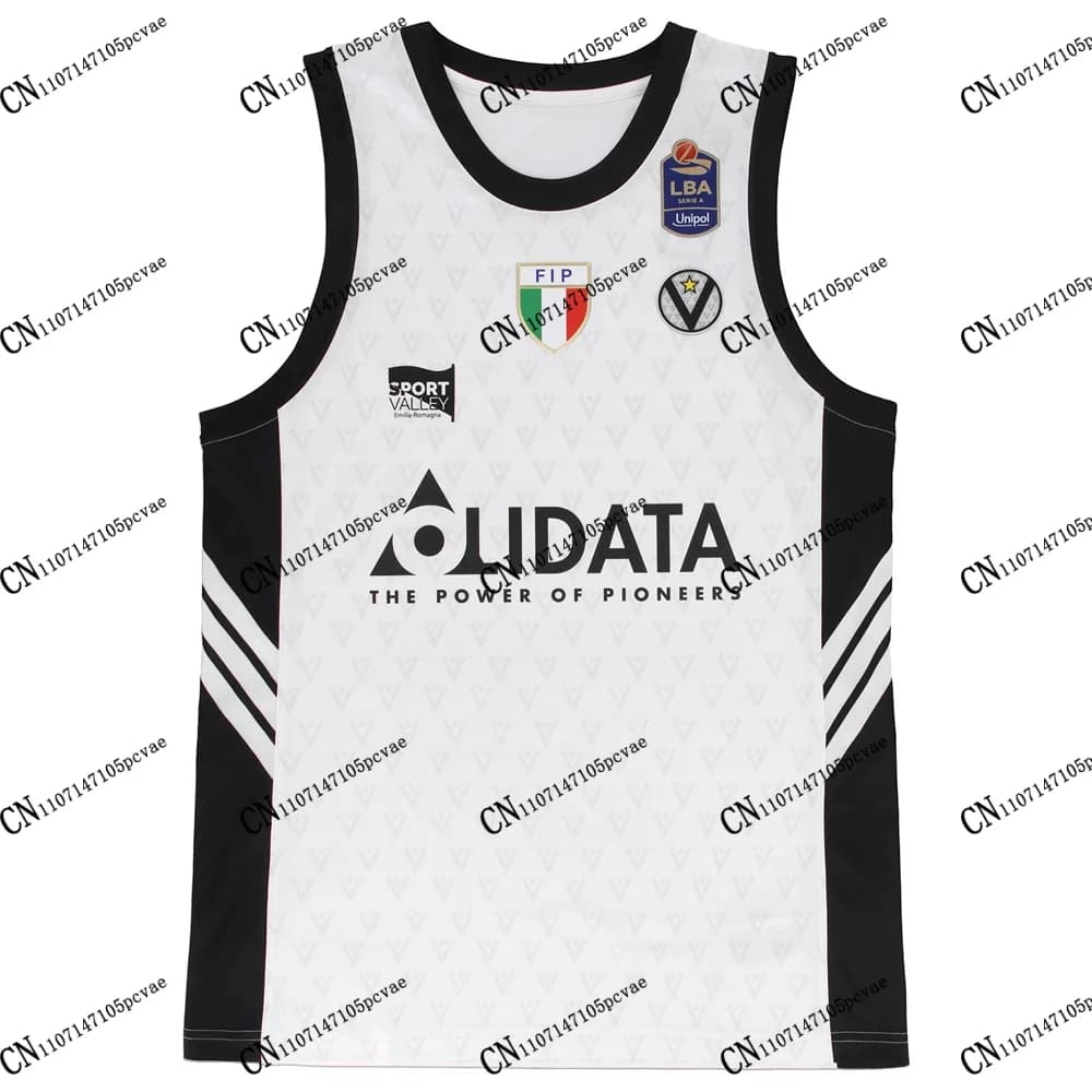 Maglie da Basket Virtus Bologna Stagione 2026/27 Nuovo Arrivo Home Away Stampa 3D T-Shirt per Adulti Bambini Unisex Edizione Speciale