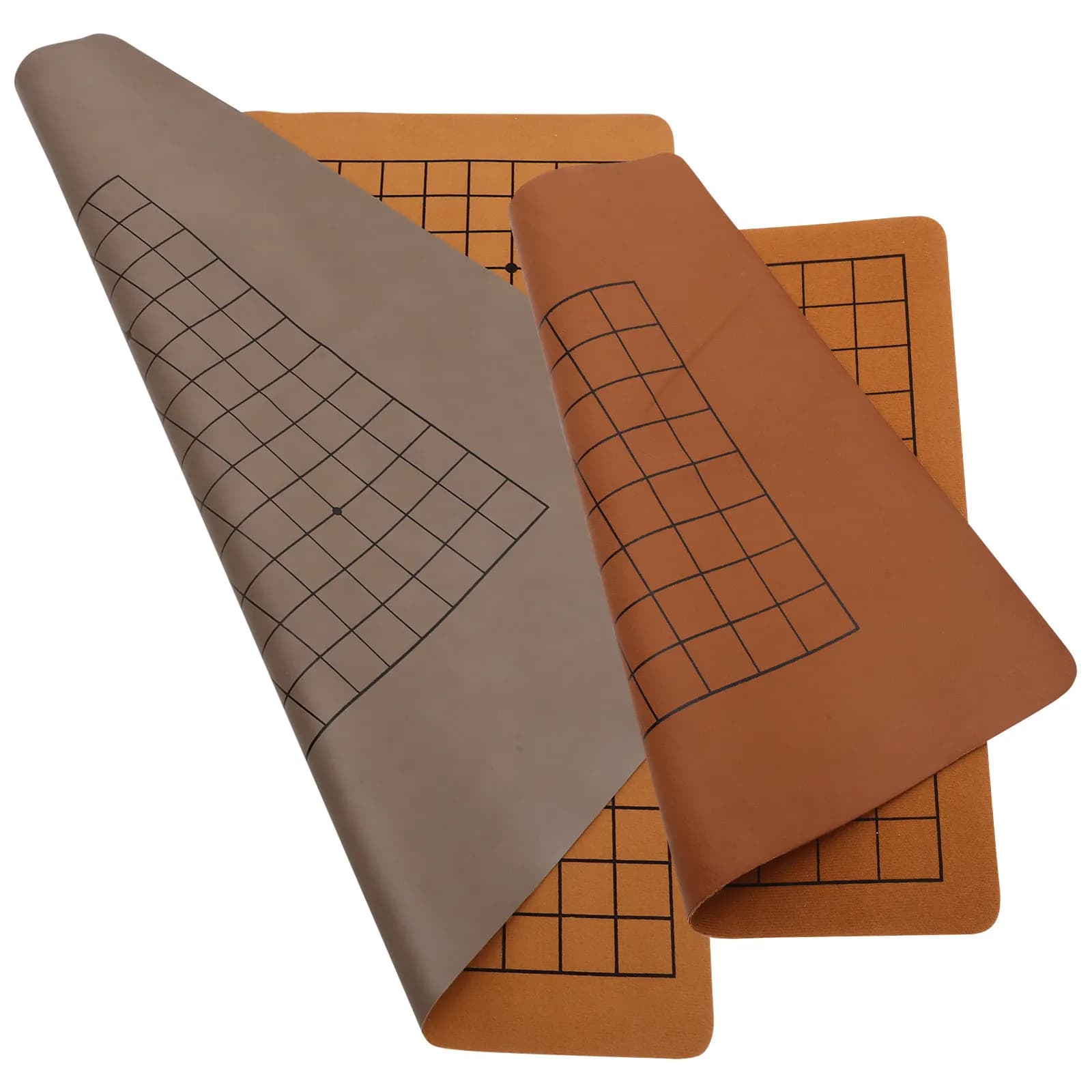 Set di Scacchi Pieghevole Portatile a Doppia Faccia per Bambini, Gioco Educativo di Strategia Go, Scacchiera Pieghevole